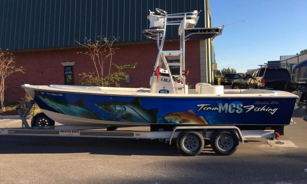 Converting Boat graphics design Clearwater, FL